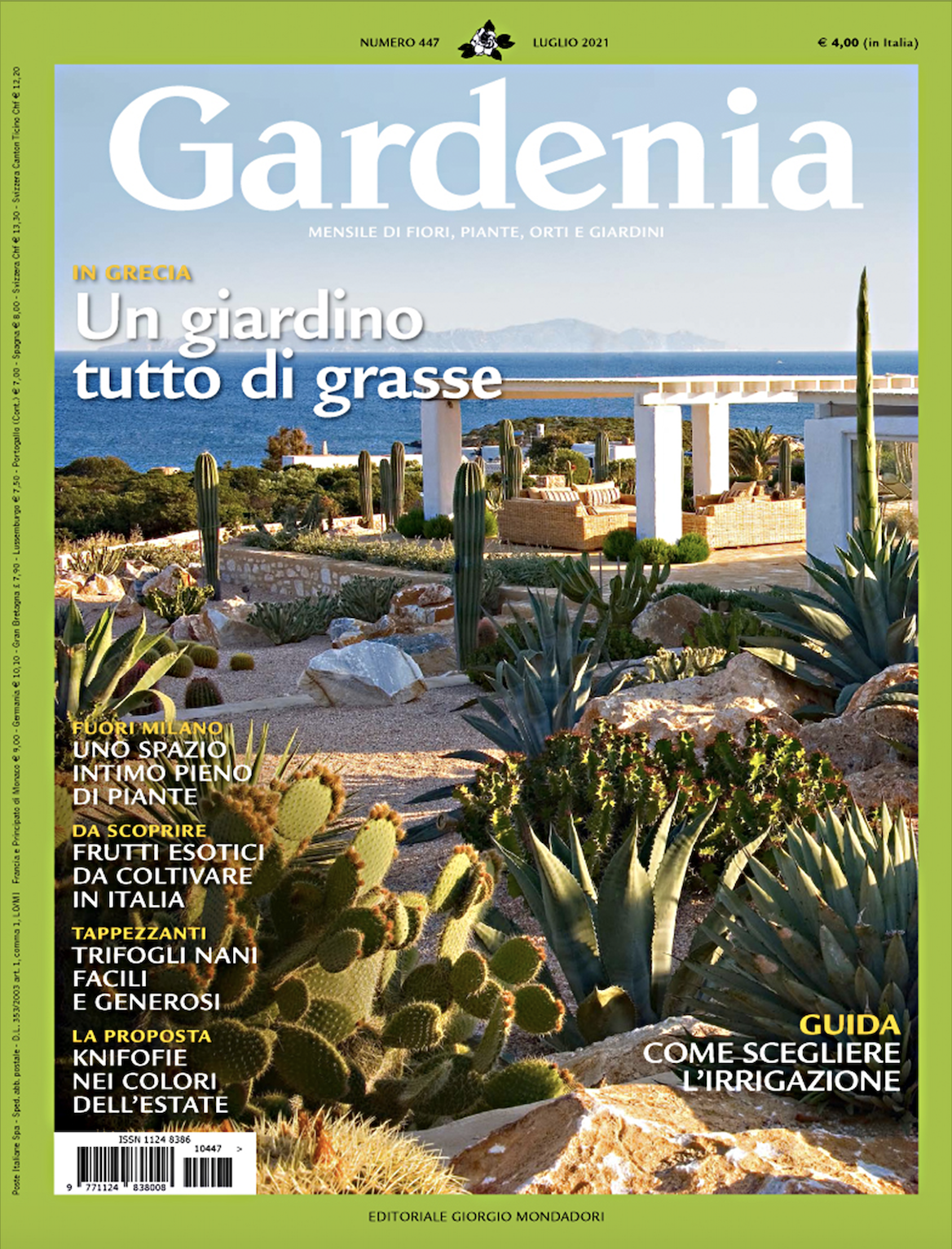 Domenico Mori in Gardenia Piscine & Giardini Luglio 2021 - cover gardenia